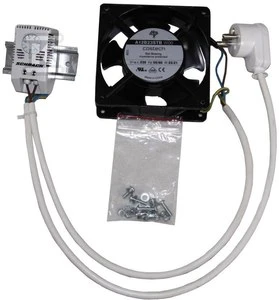 Sabaj Fan 22W 165m3 / h 120x120 su kabeliu 1m ir termostatu 10-60st C (19-0067)
