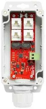 Šakotuvas SWITCH‘AS POE, EXTENDER APT-4-11-CA1 4 PRIEVADŲ HERMETIŠKAME KORPUSE ATTE