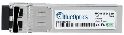 Šakotuvas Carruzzo BlueOptics SFP-SX-LC10-BO tinklo siųstuvų-imtuvų modulis Optinis pluoštas 1250 Mbit/ai SFP+ 850 nm
