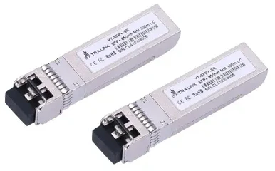 Šakotuvas SFP+ modulis EXTRALINK SFP+ 10G (EX.35955) 10Gbps, LC/UPC, 850nm, 300m, daugiafunkcinis režimas, DOM 2 vnt
