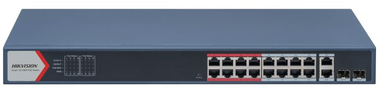 Šakotuvas DS-3E1318P-EI(B) Switch Hikvision