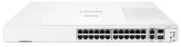 Šakotuvas Hewlett Packard (HP) HPE Aruba Networking Networking Instant On Switch 24p Gigabit 2p 10GBT 2p SFP+ 1960 Valdomas L2+ Gigabit Ethernet (10/100/1000) 1U Balta