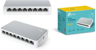 Šakotuvas TP-LINK | Switch | TL-SF1008D | Unmanaged | Desktop | 10/100 Mbps (RJ-45) jungtys quantity 8 | Power supply type External | 36 mėn.