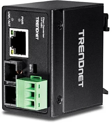 TRENDnet 100Base-FX MM šviesolaidinis keitiklis. SC, 2 km, IP 30 (TI-F10SC)