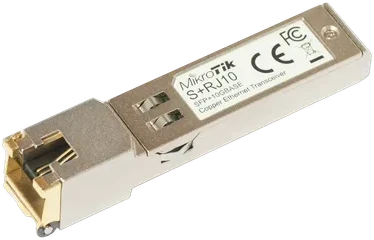 Šakotuvas „MikroTik S+RJ10“ | SFP+ modulis | 10 Gb/s, RJ45