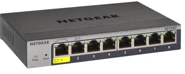 Šakotuvas NETGEAR 8 prievadų Gigabit Ethernet Smart Managed Pro jungiklis