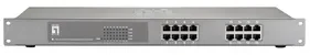 Šakotuvas Level One Carruzzo LevelOne FEP-1612W150 tinklo komutatorius Fast Ethernet (10/100) Maitinimas per Eternetą (PoE) Pilka