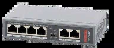 Šakotuvas Pulsar USF64P komutatorius PoE FastEthernet, 4xPoE, 2xUpLink