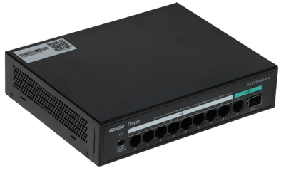Šakotuvas Ruijie SWITCH POE RG-ES110GS-P-L 8 PRIEVADŲ SFP REYEE