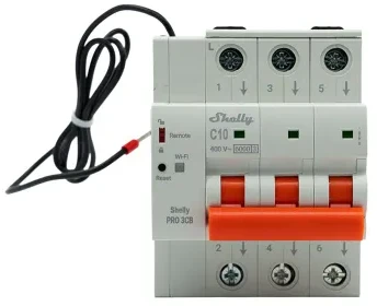 Miniature Circuit Breaker SHELLY Pro 3CB C10
