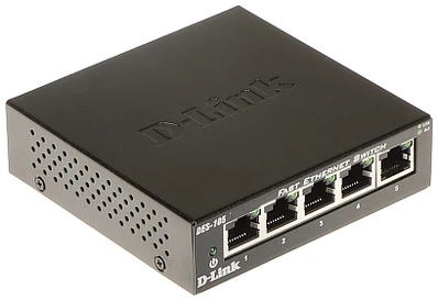 Šakotuvas SWITCH DES-105/E 5 PRIEVADŲ D-Link