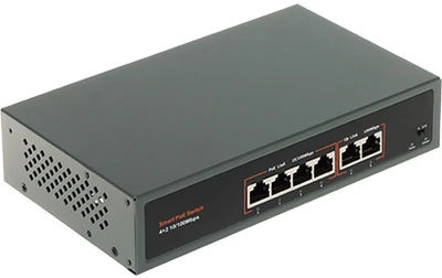 Šakotuvas SWITCH POE APTI-POE0402-60W-ECO 4 PRIEVADŲ