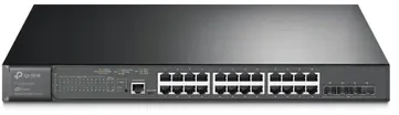 Šakotuvas TP-Link JetStream TL-SG3428XMP przełącznik sieciowy Zarządzany L2+ Gigabit Ethernet (10/100/1000) Obsługa PoE 1U Juodas