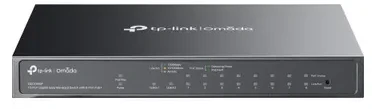 Šakotuvas TP-LINK ES210GMP Omada 10 prievadų Gigabit lengvai valdomas jungiklis su 8 prievadų PoE+ | TP-LINK
