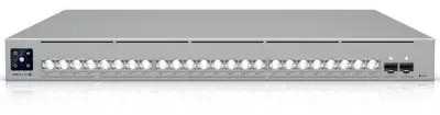 Šakotuvas Ubiquiti USW-Pro-XG-24-PoE | Komutatorius | Etherlighting, 16x RJ45 10GbE, 8x RJ45 2.5GbE, 2x SFP28, 720W, 3 sluoksnis