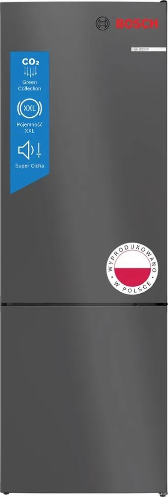 Bosch Serie 4 KGN49OCAF laisvai pastatomas šaldytuvas, 311 l, antracito spalvos