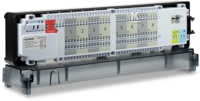 Salus vadības modulis KL08NSB ar 8 zonām, 230 V, ar vadu pieslēgumu