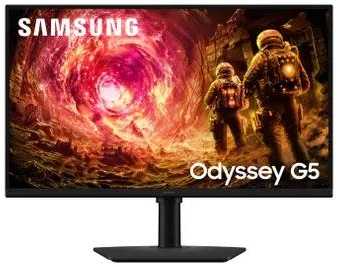 Monitorius Samsung | Odyssey QHD G5 G50F | 27 " | IPS | QHD | 16:9 | 180 Hz | 1 ms | 2560 x 1440 pikselių | 300 cd/m² | HDMI jungtys quantity 1 | Juodas