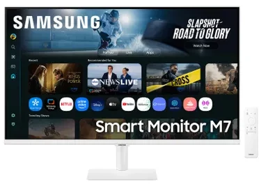 Samsung M7 M70F monitorius komputerowy 81,3 cm (32") 3840 x 2160 px 4K Ultra HD LED Baltas
