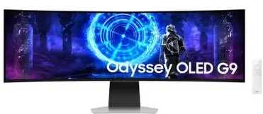 Monitorius Samsung | LS49DG950SUXEN Odyssey G9 G95SD | 49 " | OLED | DQHD | 32:9 | 240 Hz | 5120 x 1440 pikselių | 250 cd/m² | HDMI jungtys quantity 1 | Sidabrinis