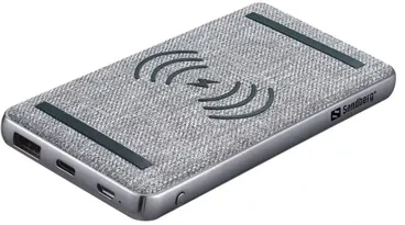 Belaidis įkroviklis Sandberg 10000 PD20W+, Pilkos spalvos