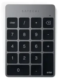 Carruzzo Satechi ST-KSALKPM mobiliojo įrenginio klaviatūra Skaitinis „Bluetooth“ Pilka