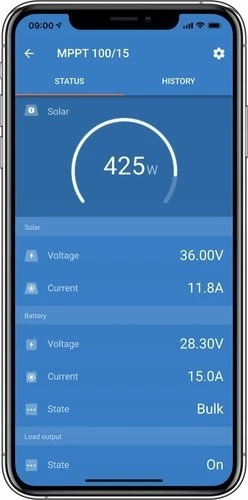 Saulės elektrinės valdiklis Victron Energy SmartSolar MPPT 250/100-TR