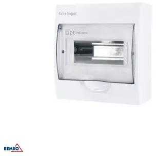 Bemko Schelinger Sieninis skirstiklis IP40 GNYBTAI 8N+8PE 1x8P