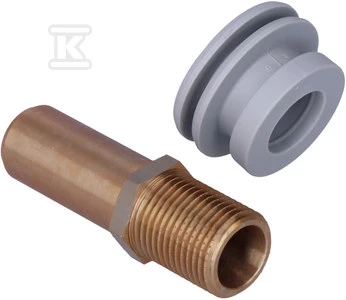 Schell pisuāra ieplūde 1/2", no aizmugures