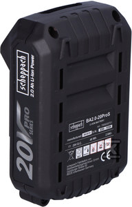 Akumuliatorius 20 V 2,0 Ah Li-ion, GEN1, Scheppach