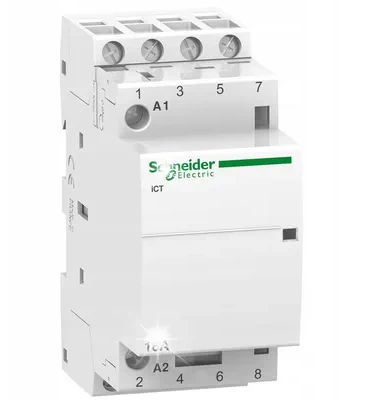 Schneider Electric modulinis kontaktorius 16A 4NO 0R 24V AC iCT A9C22114