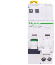 Schneider liekamasis grandinės pertraukiklis iDPN N VIGI 2P 25A C 0.03A A A9D32625