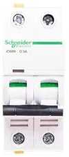 „Schneider Electric“ grandinės pertraukiklis 2P D 3A 6 kA AC iC60N-D3-2 (A9F05203)