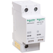 Schneider A9L40500 Viršįtampių ribotuvas C, 2 tipas 1P+N 40kA iPRD-40-40kA-350V-1PN A9L40500