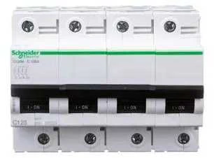 Schneider Electric Schneider A9N18376 automatinis jungiklis 4P C 125A 10kA AC C120N A9N18376