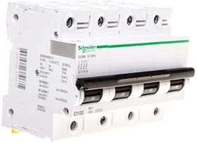 „Schneider Electric“ grandinės pertraukiklis 4P D 100A 10kA AC C120N (A9N18392)
