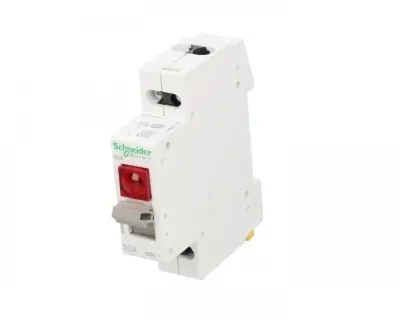 Schneider A9S61132 Modulinis jungiklio skyriklis 32A 1P iSW su raudona lempa A9S61132