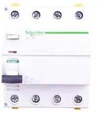 Schneider Electric Schneider III D-40- 4- 100- AC 40A 4 polių 100 mA tipo kintamoji srovė (A9Z12440)