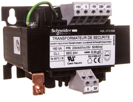 Schneider 1 etapas 160VA 230 (400) V / 24V transformatorius (ABL6T16B)