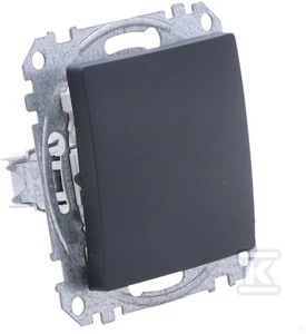 1 klavišo kryžminis perjungiklis Schneider Electric Sedna Design SDD114107 (antracitas)