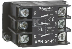 „Schneider Electric“ pagalbinis kontaktas 2NO 1NC priekinis tvirtinimas (XENG1491)