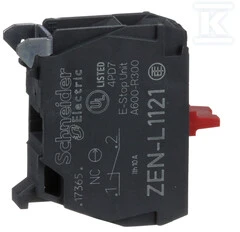 Schneider Electric pagalbinis kontaktas 1NC galinis tvirtinimas ZENL1121