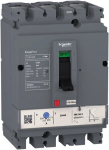 Schneider Electric Schneider grandinės pertraukiklis 250A 3P 36kA EasyPact CVS250 TM250D - LV525333