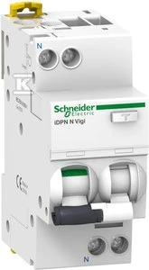Schneider Electric Schneider iDPN N VIGI liekamosios srovės jungiklis 2P 16A C 0.03A A A9D32616