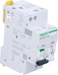 Schneider Electric Schneider liekamasis grandinės pertraukiklis iDPN N VIGI 2P 10A C 0.03A AC A9D31616