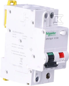 Schneider Electric Schneider Liekamosios srovės jungiklis 2P 10A B 0.03A tipo AC DPN Vigi K - A9D22610