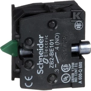 Schneider Electric pagalbinis kontaktas 1 NO priekinio tvirtinimo ZB2BE101