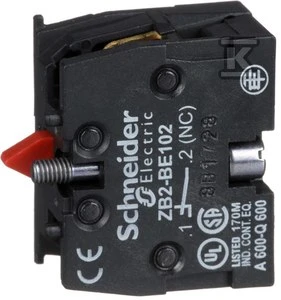 Schneider Electric pagalbinis kontaktas 1NC priekinis tvirtinimas ZB2BE102