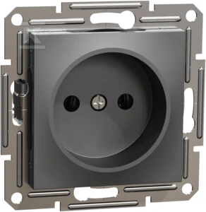 Schneider Electric Asfora montavimo lizdas, vienas antracitas (EPH3000171)