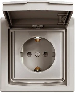 Schneider Electric ASFORA SCHUKO IP44 lizdas (EPH3100369)